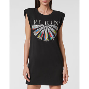 PHILIPP PLEIN T-Shirt Dress Short STARS