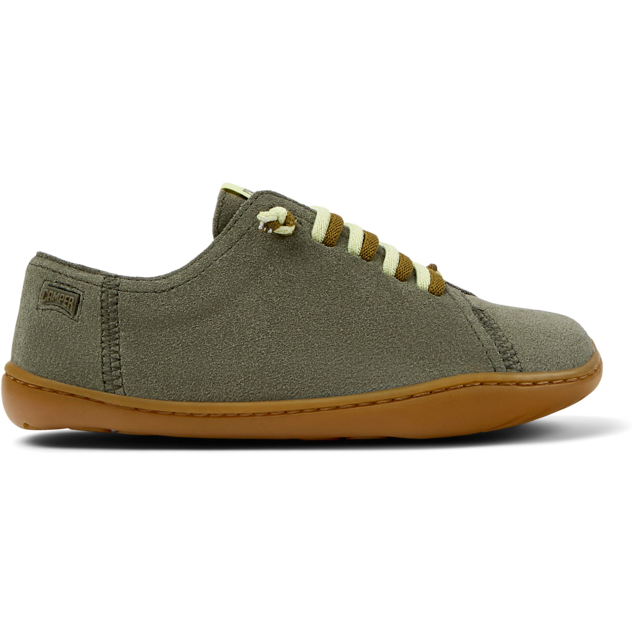 Sneakers - CAMPER Peu Cami - Verde - Pelle scamosciata