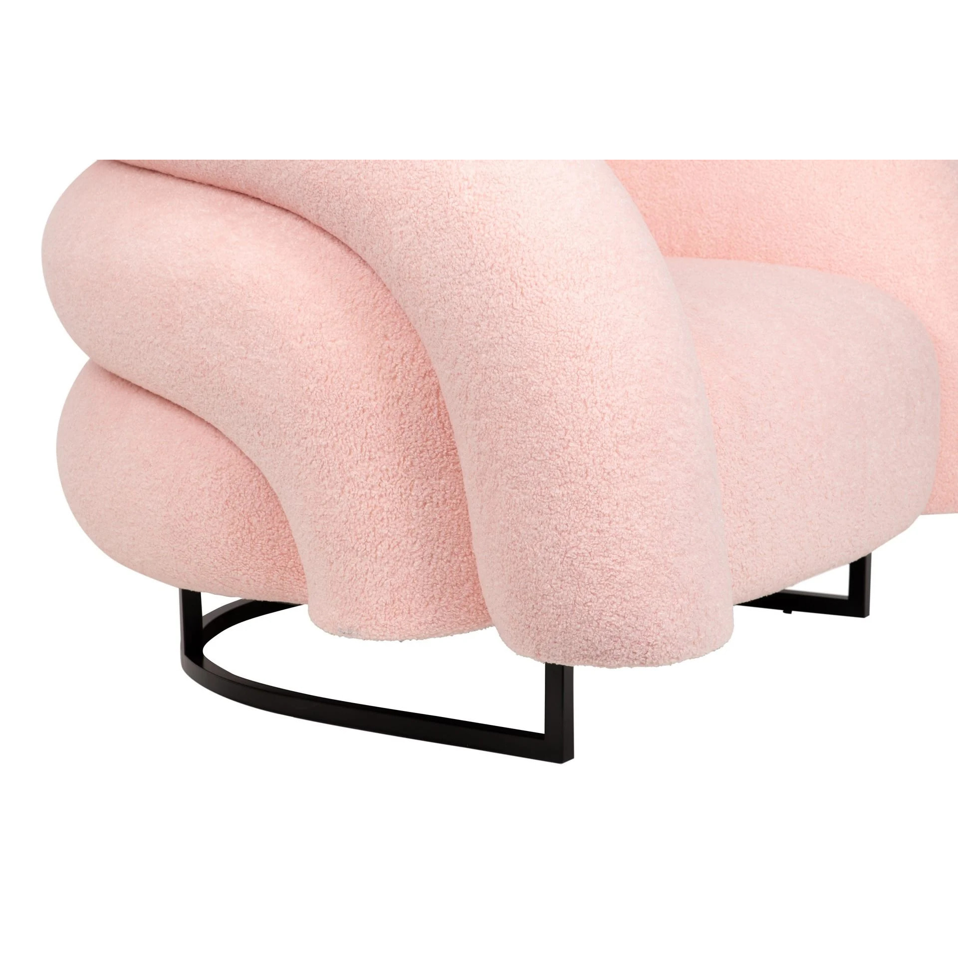 Sillon Boucle Rosa Hanko 89x85x74 Cm