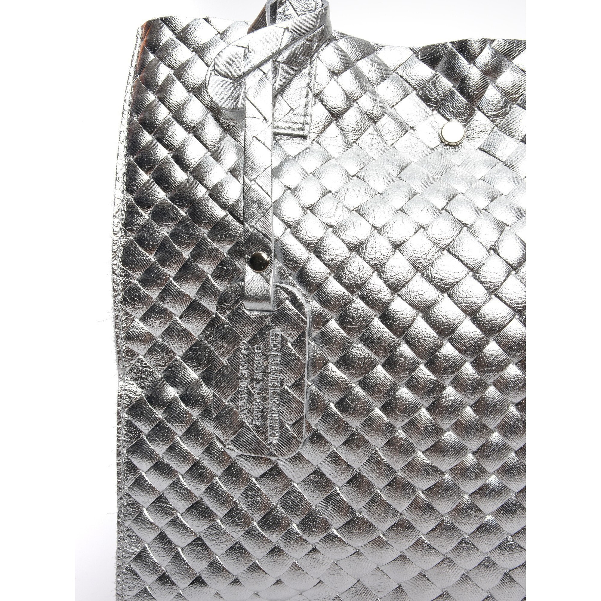 Borsa a tracolla Anna Luchini Argentato