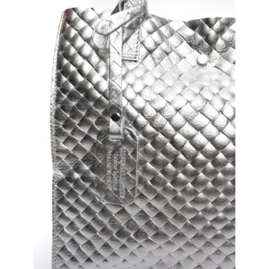 Borsa a tracolla Anna Luchini Argentato