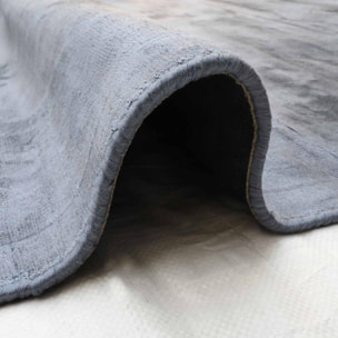 Tapis artisanal doux et soyeux tufté main en viscose