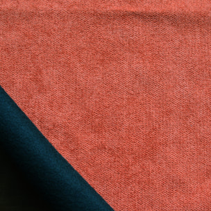 Rideau thermique phonique et semi occultant à galons fronceurs KONFOR - Terracotta