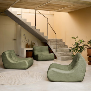 Chauffeuse velours côtelé 3 places SOKOL