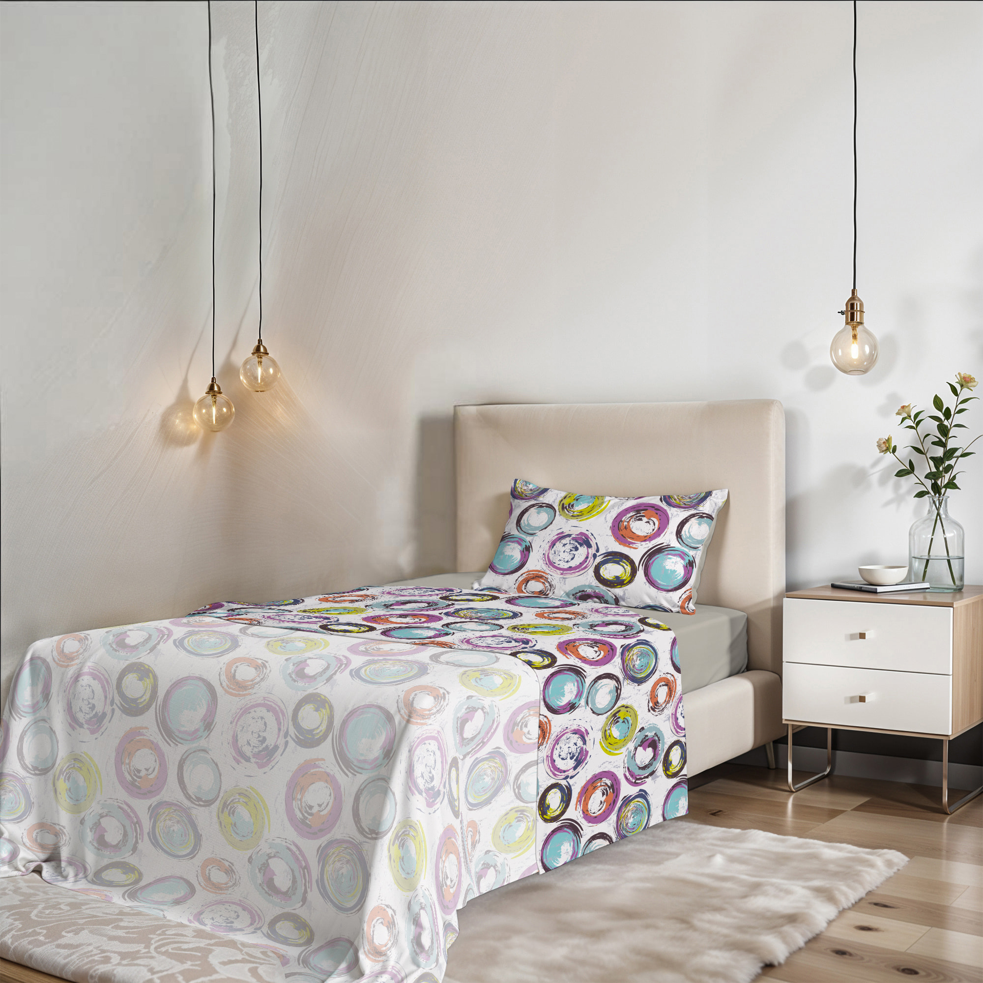 COMPLETO LETTO FANTASY SINGOLO - 100% MICROFIBRA