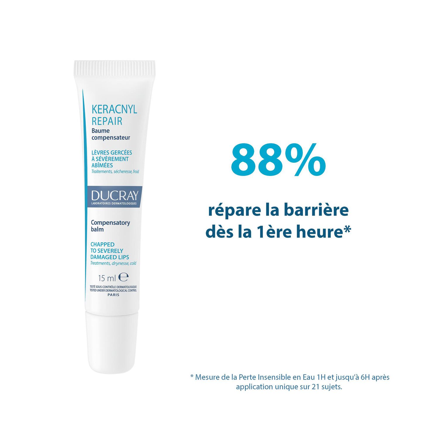 Keracnyl Repair - Baume à Lèvres 15 ml