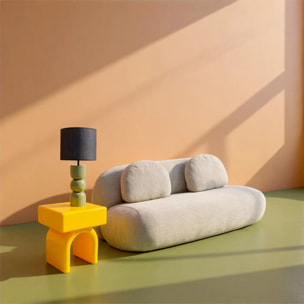 Chevet Eliano 1 tiroir jaune Kare Design