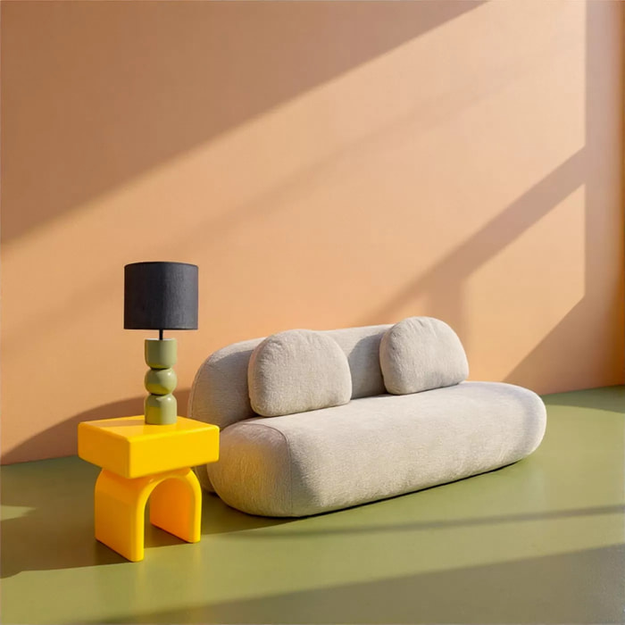 Chevet Eliano 1 tiroir jaune Kare Design