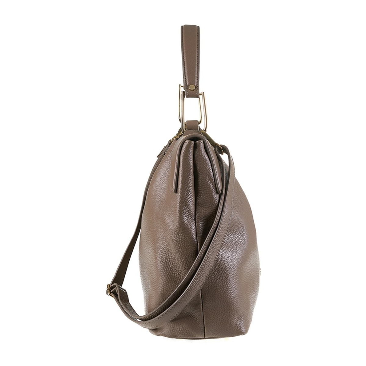 Borsa a spalla da donna Made in Italy - Modello Lyra Elite - 100% pelle - 33.0 x 30.0 x 12.0 cm