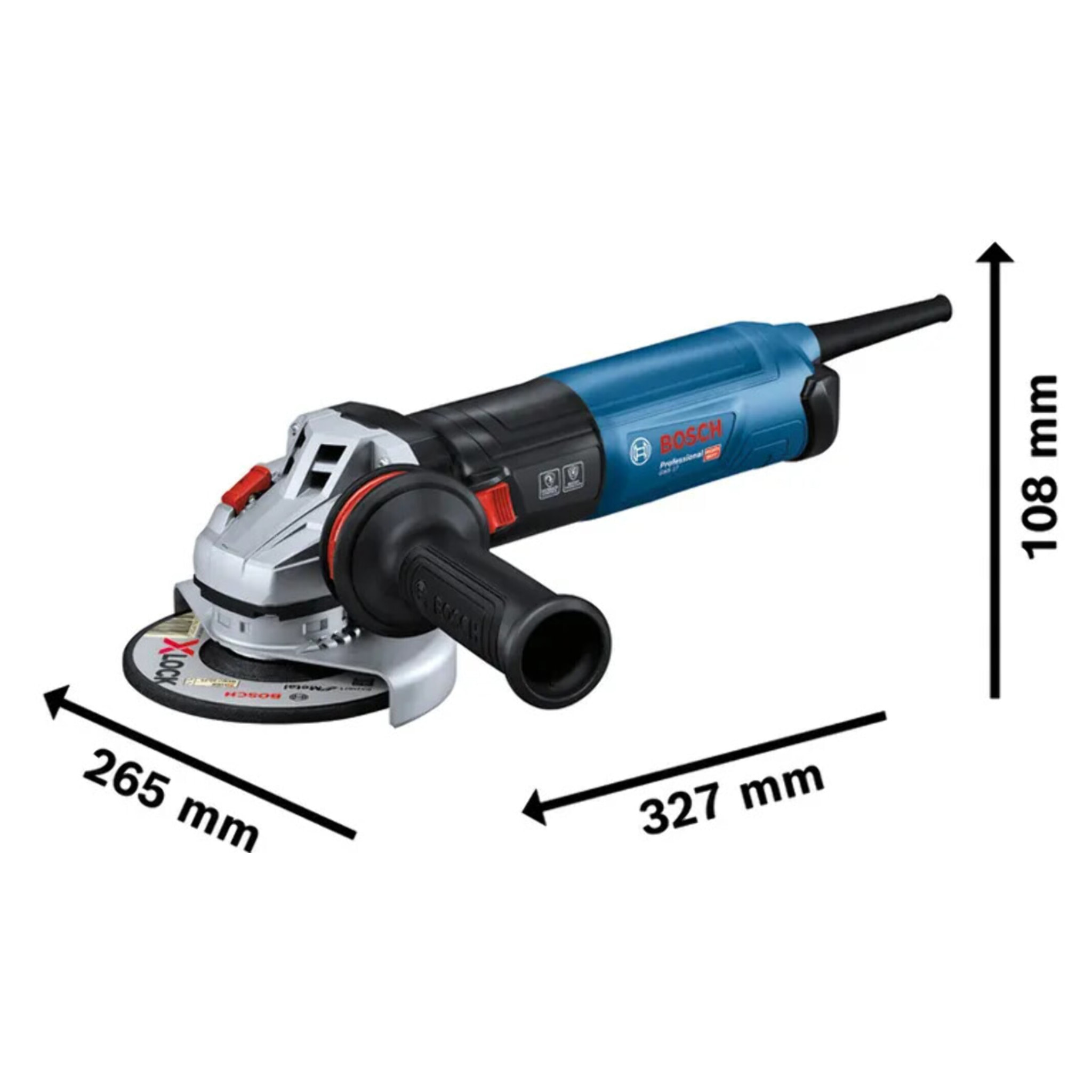 Meuleuse d'angle GWS 17-125 S BOSCH PRO - 06017D0300