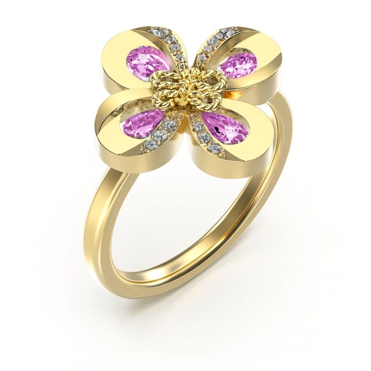 Anillo Guess Mujer JUBR03061JWYGPK56