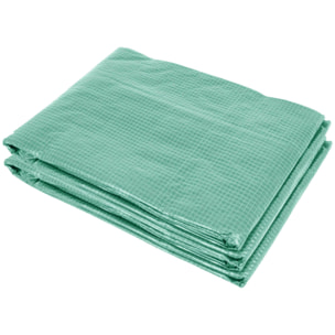 Bâche de rechange serre tunnel 3L x 2l x 2H m PE fenêtres + porte