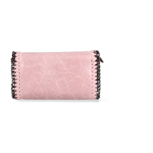 Borsa a tracolla da donna Made in Italy - Eolian Nova - Pelle scamosciata stampata - 22.0 x 13.0 x 4.0 cm