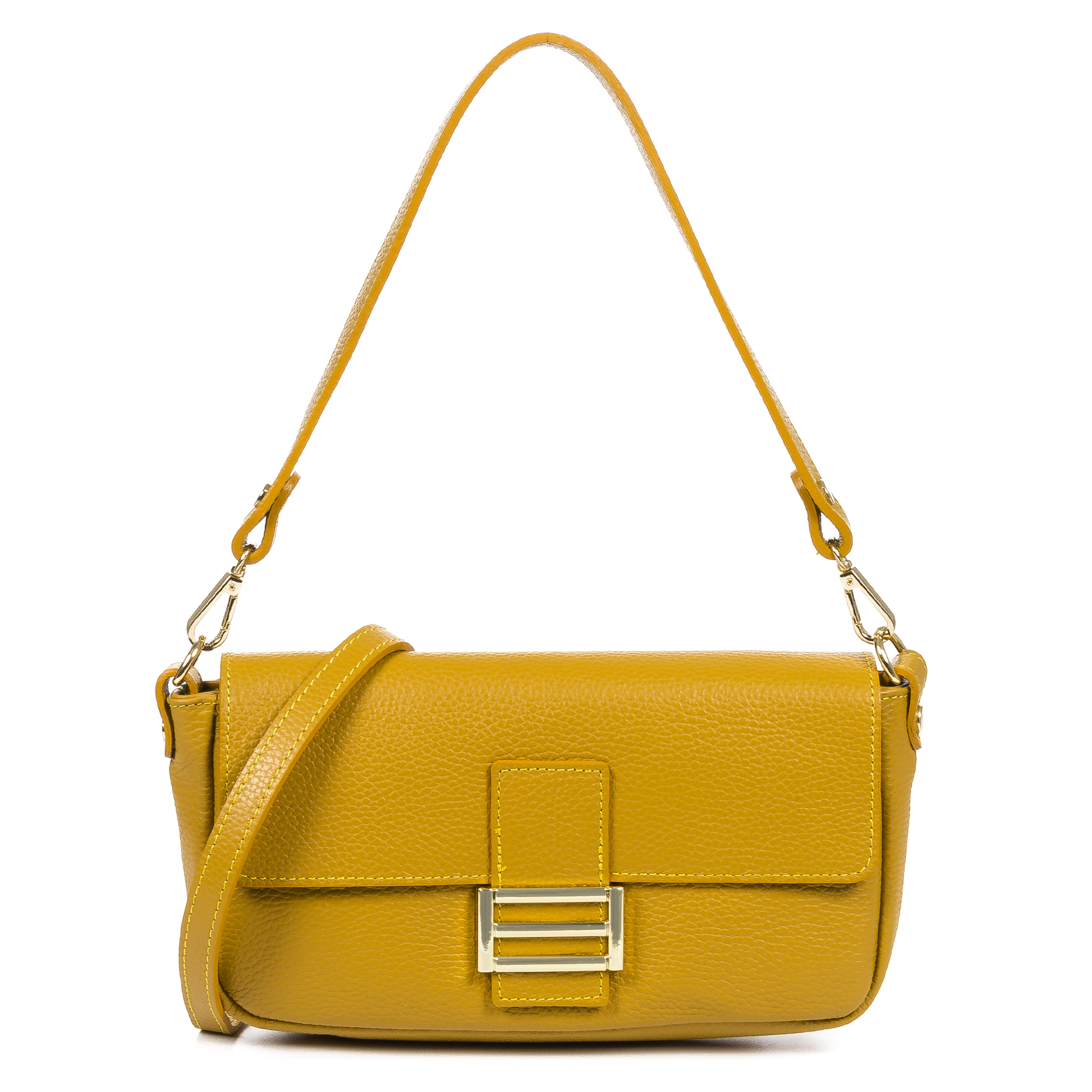 Alluvioni bolso de mano y bolso bandolera mujer. Piel auténtica acabado Dollaro.