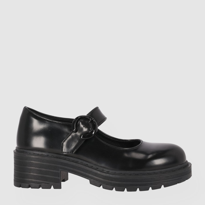 Zapatos - Negro - Tacón: 5 cm