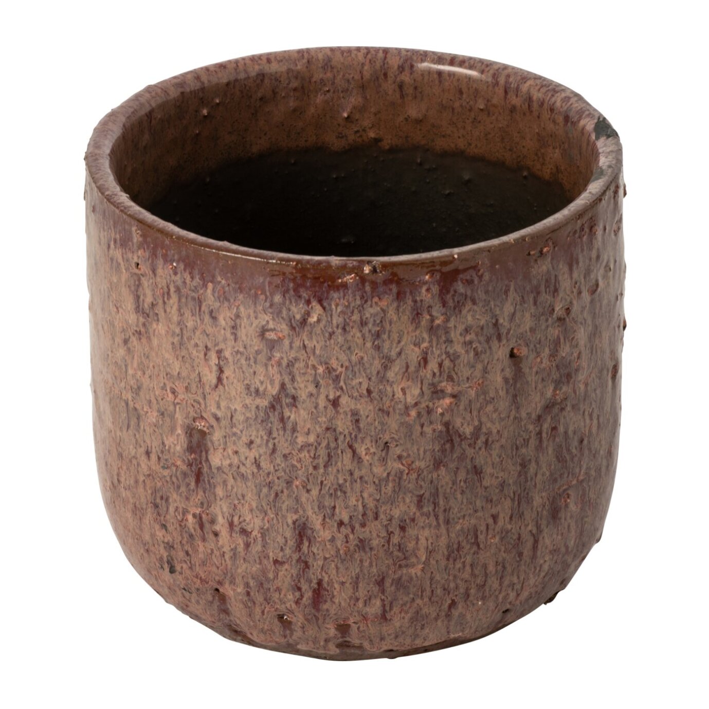 J-Line cache-pot - céramique - vieux rose - medium