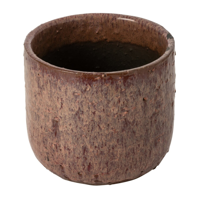 J-Line cache-pot - céramique - vieux rose - medium