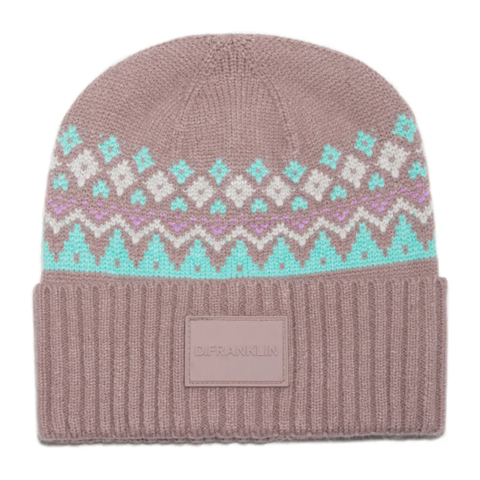 Gorro Nordic TRK Fair Isle Beanie Rosa D.Franklin