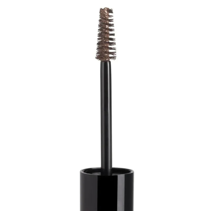 INGLOT Brow Shaping Mascara 02, Máscara para cejas con color y fijación, Consigue un laminado natural a tu cejas, Tiñe y rellena tus cejas con el efecto pelo a pelo. Color: Marrón claro, Pelo Castaño. 4ml