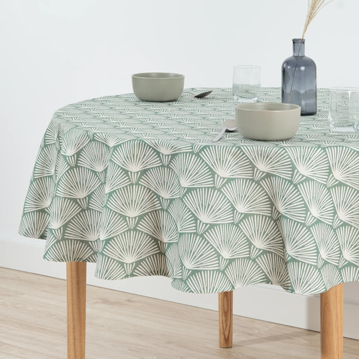 Nappe ronde en résine anti-taches ASENA 4