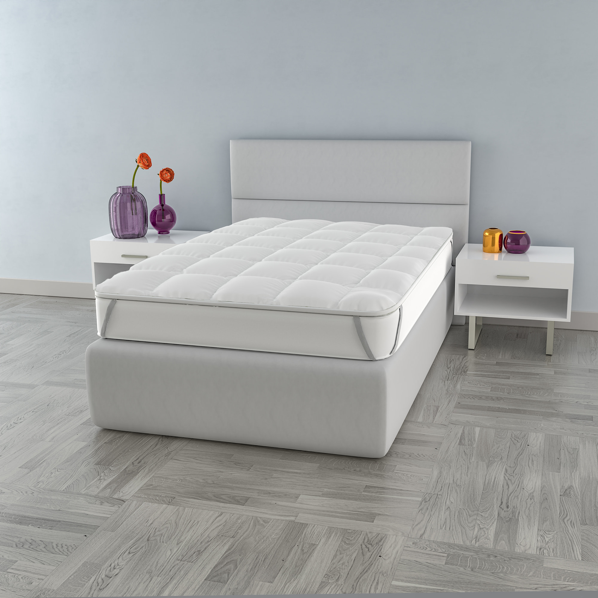 TOPPER BASIC TRAPUNTATO CON ELASTICI