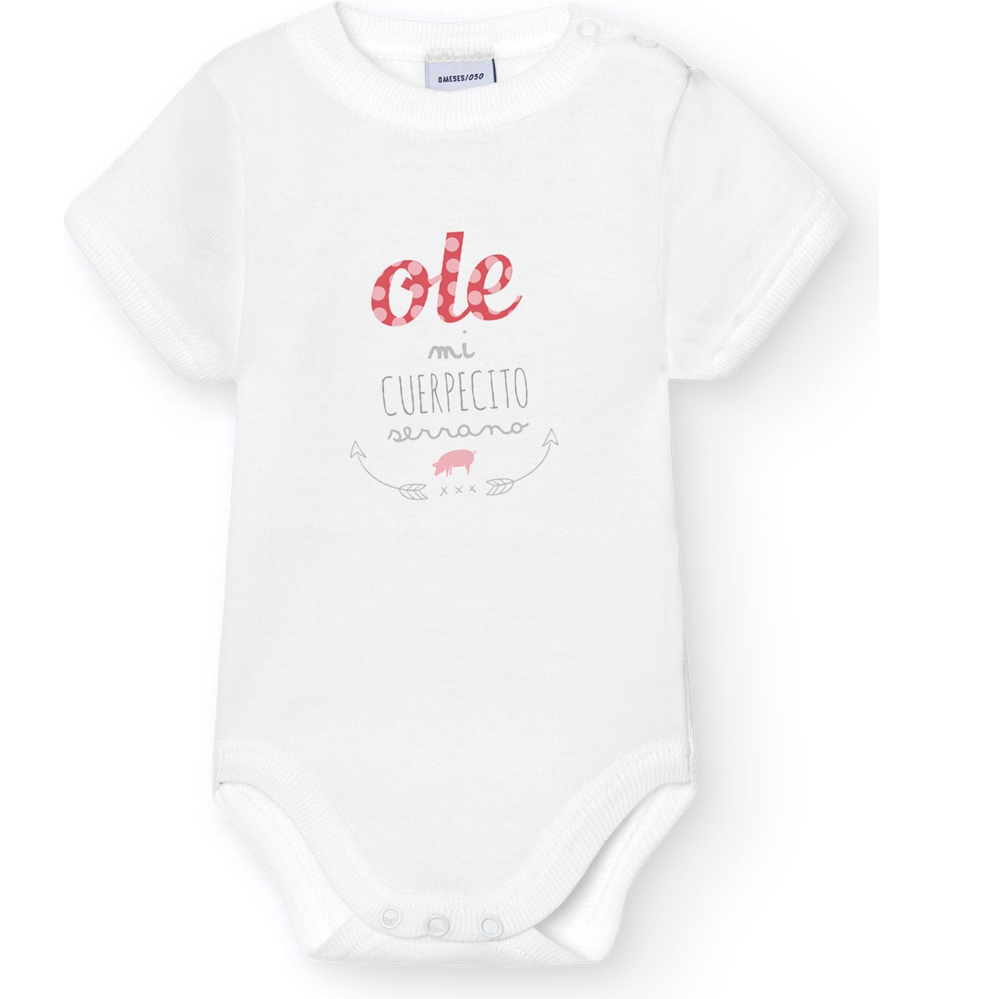 Body bebé personalizado frases algodón