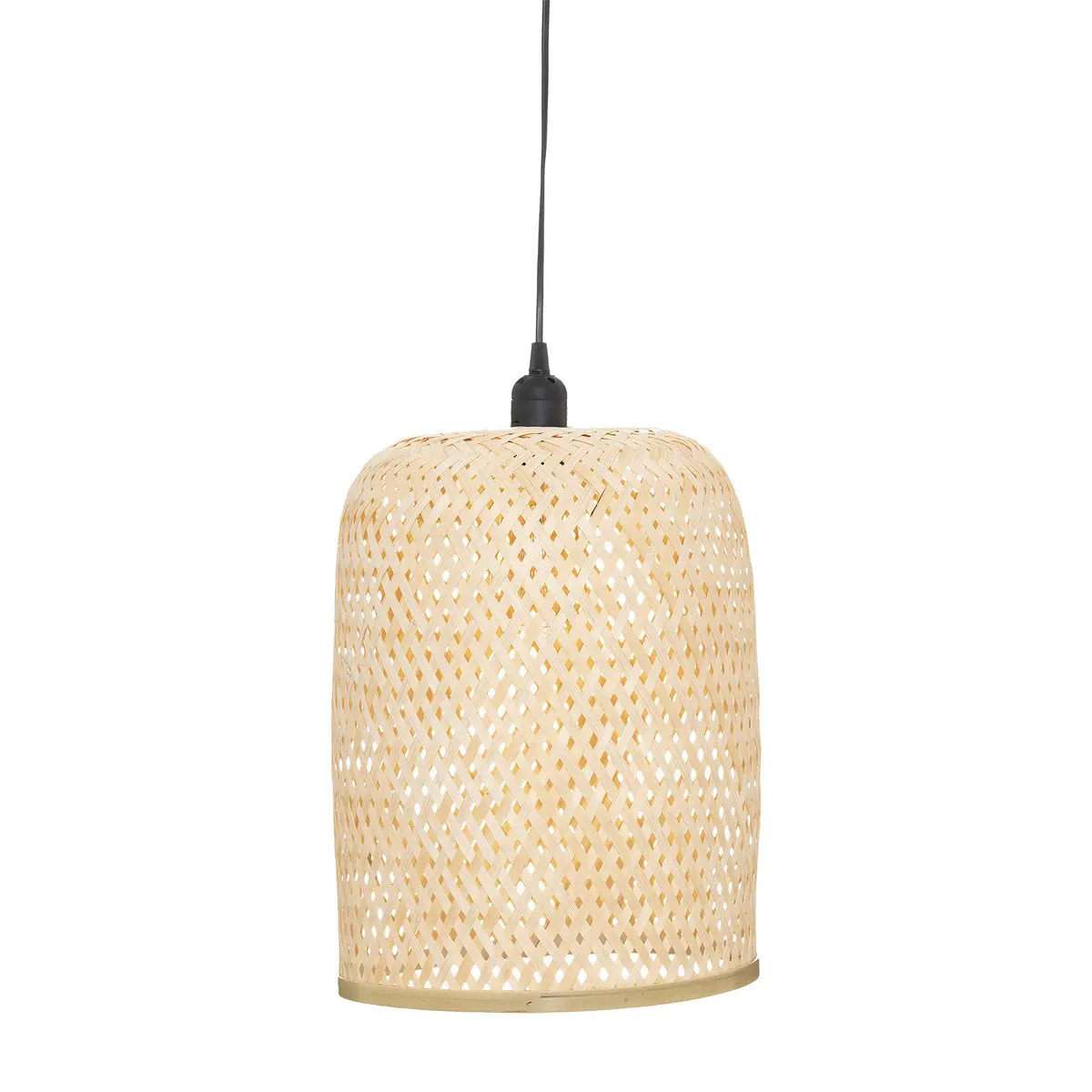 Suspension "Ali" - bambou et métal - D28 cm