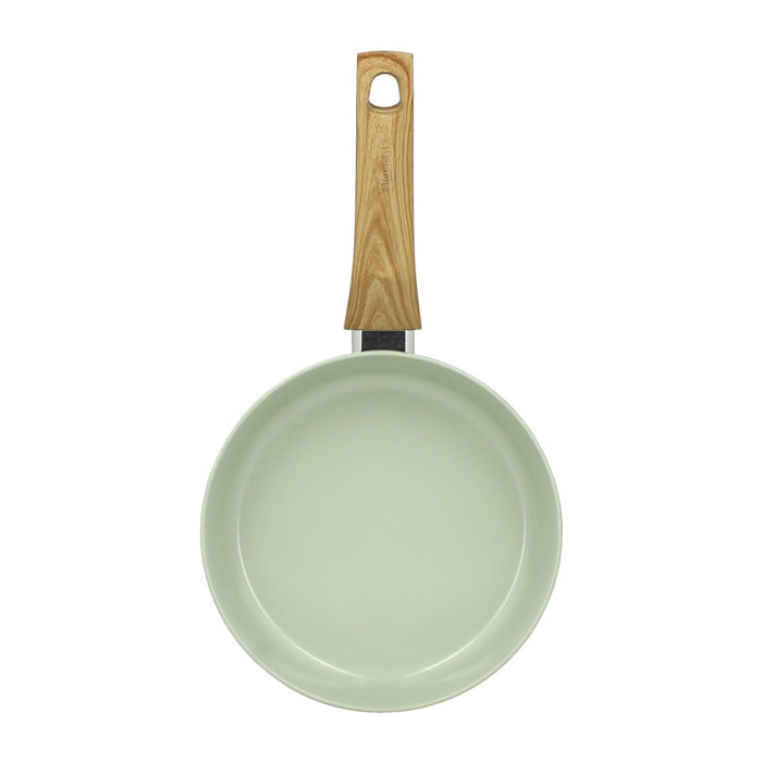 Poêle en revêtement céramique 20cm céladon - tous feux COLORAMA