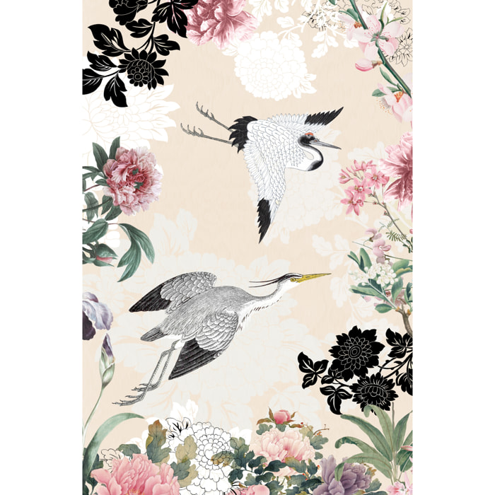 Alfombra de vinilo Hanami -PVC antideslizante, vinilica para cocina o salón, lavable, estilo abstracto