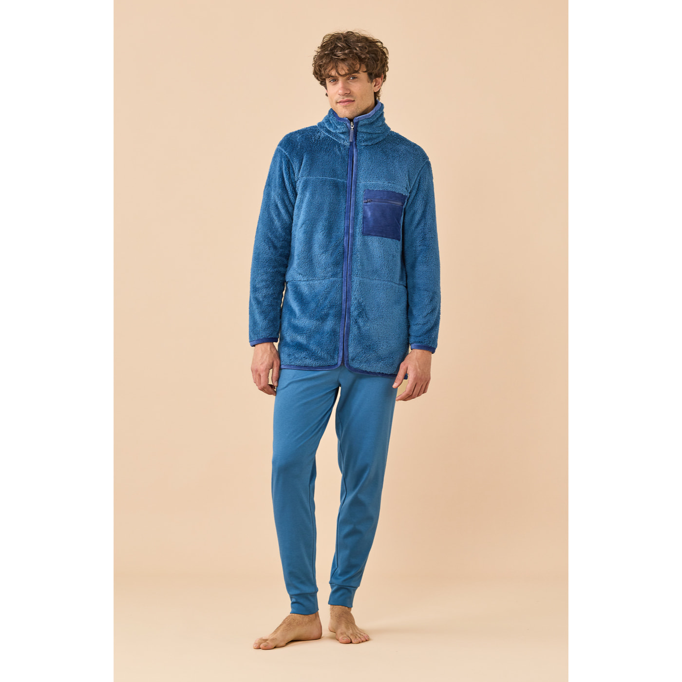 Giacca uomo eco-pelliccia articolo unito. Noidinotte