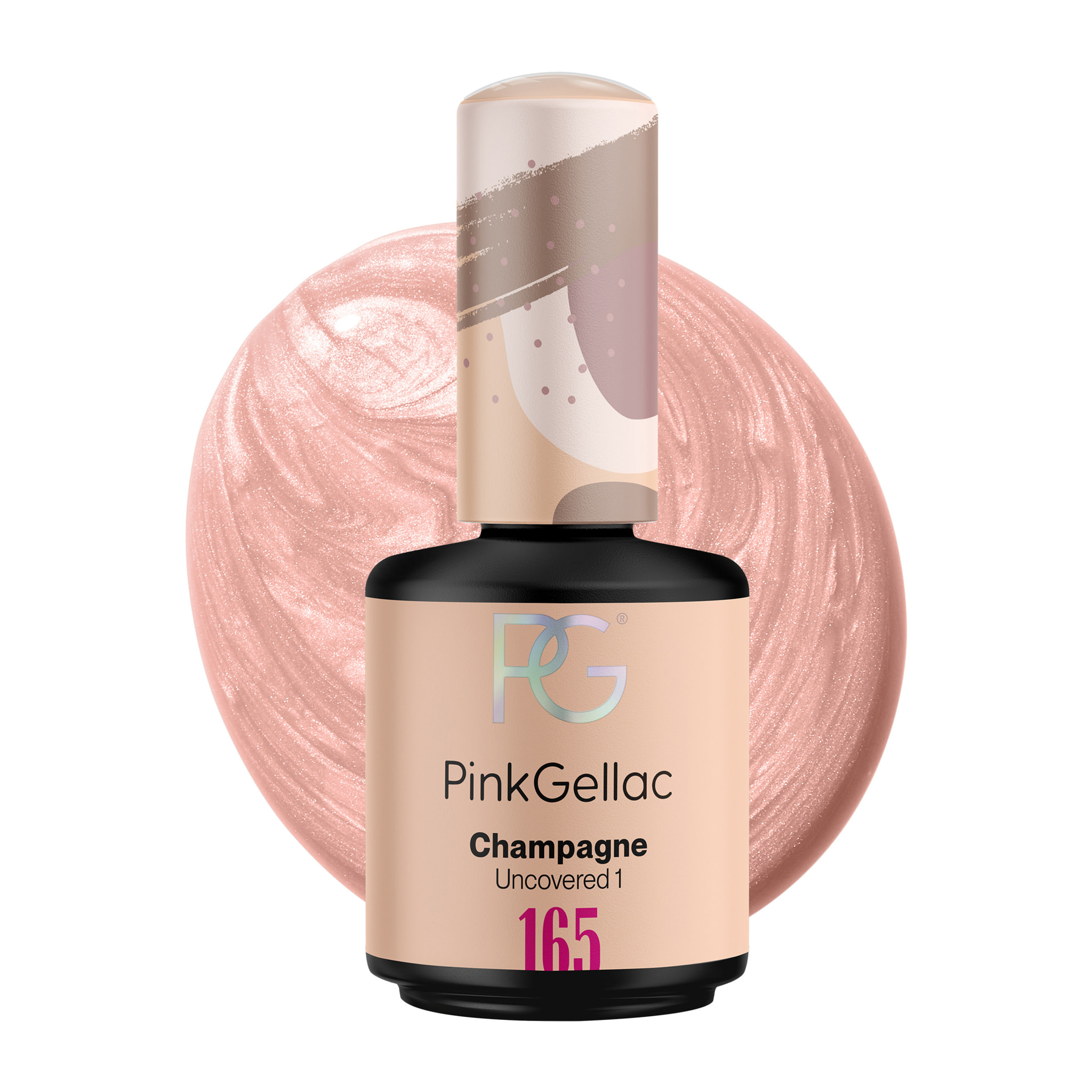 Vernis semi-permanent - 165 Champagne - 15 ml