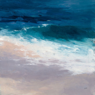 Tableau paysage abstrait Marée du soir Tableau alu Dibond