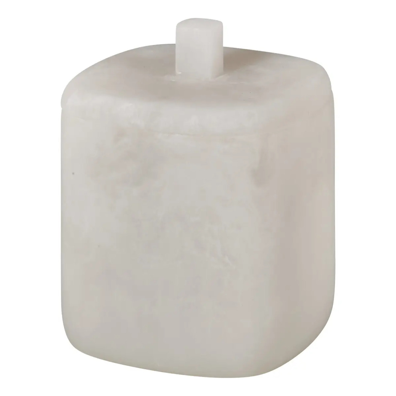 Pot à cotons Cloudy 9 x13 cm blanc