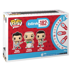 Blink 182 Pop! Rocks Vinile Figura 3-pack 4 Cm Funko