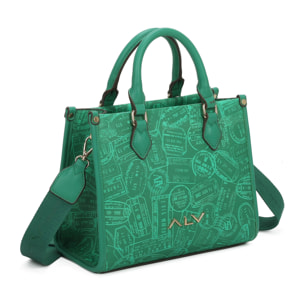 Borsa a mano  da donna Poliuretano Prodotto alla Moda 27x13x22 cm