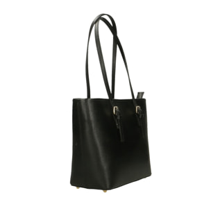 Borsa a spalla da donna - Modello Chantal - Vera pelle - 26.0 x 23.0 x 12.0 cm