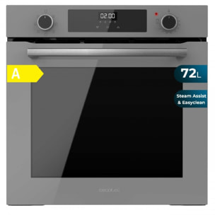 Horno Multifunción Integrable 60cm Bolero Hexa M226000 Glass Grey A. 2800W, 72L,