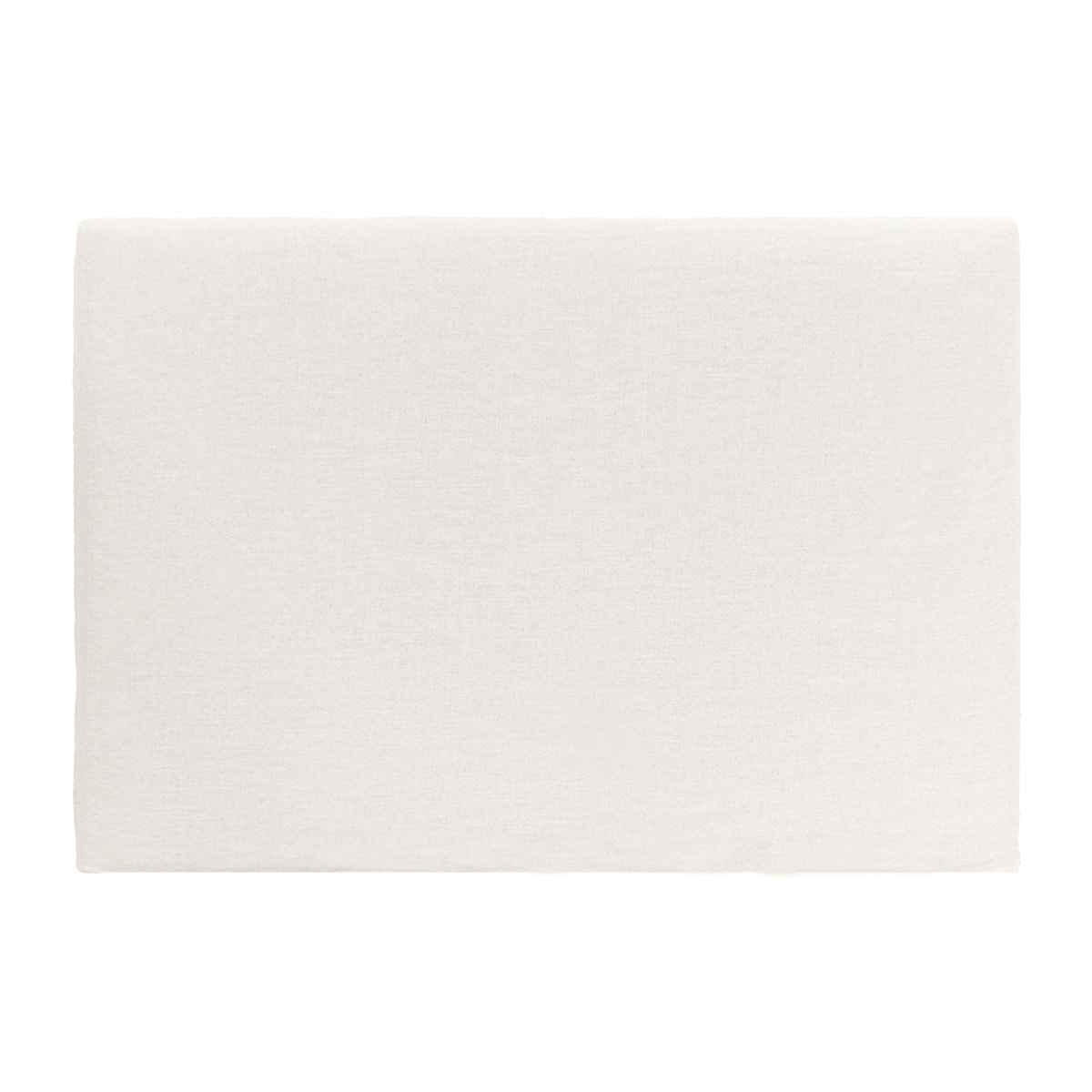 Cabecero tapizado desenfundable de lino blanco de varias medidas