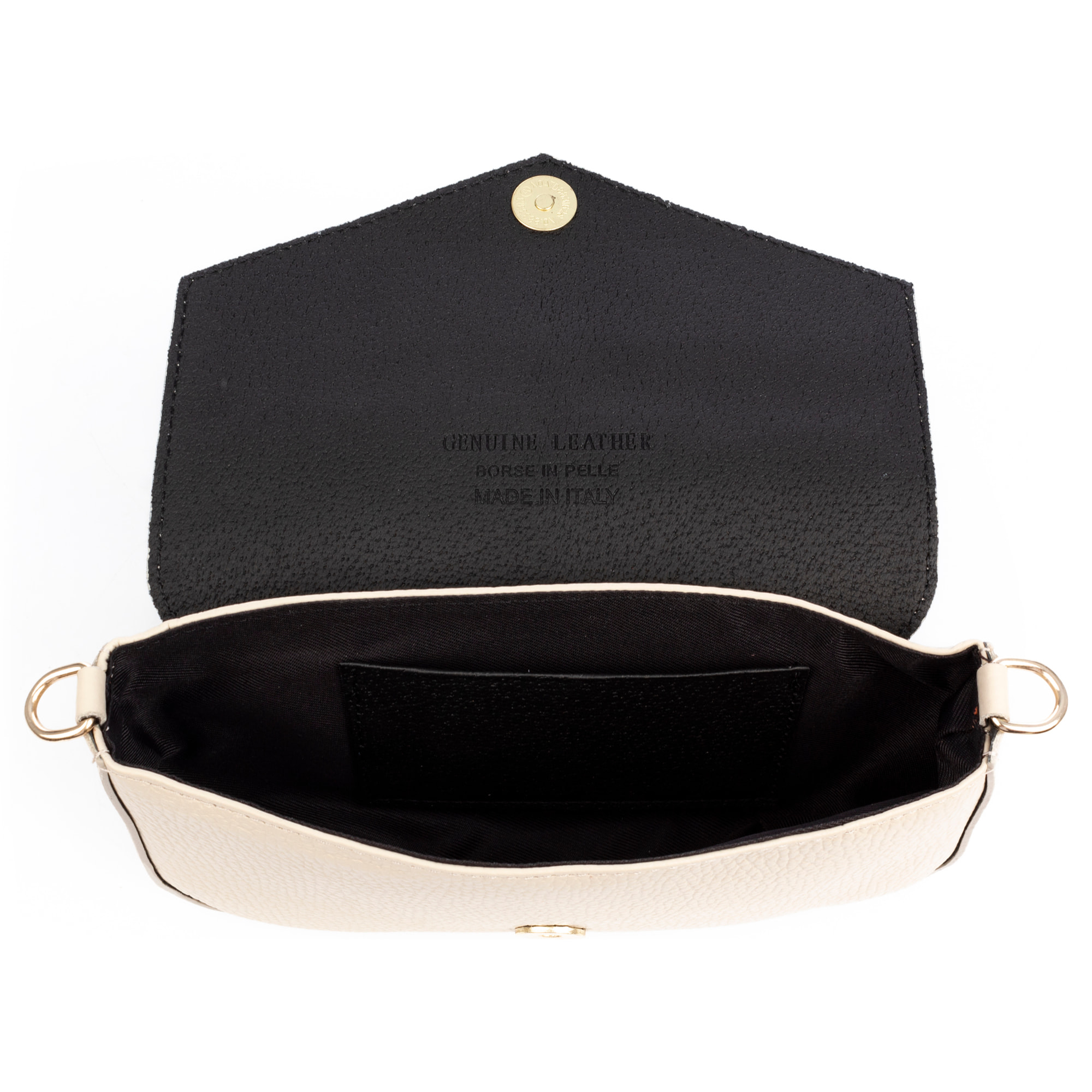 Bellizzi Bolso de hombro Mujer. Piel auténtica Dollaro