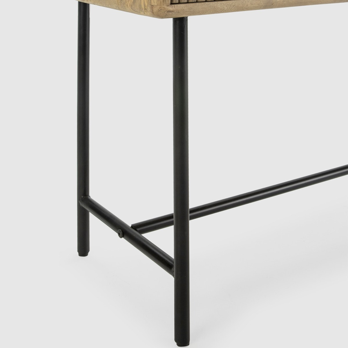 Console 3 tiroirs en bois de manguier - SANJA