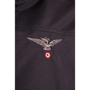 Giacca Esercito con zip blu uomo
