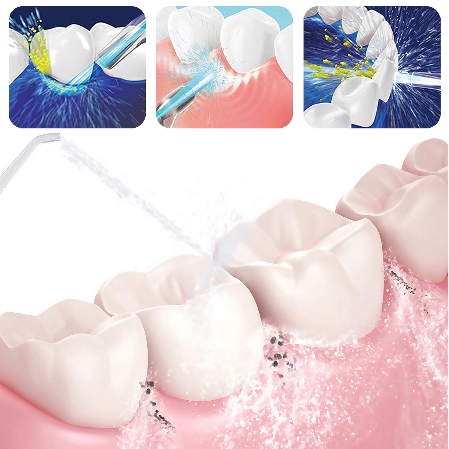 Irrigatore orale con 4 testine