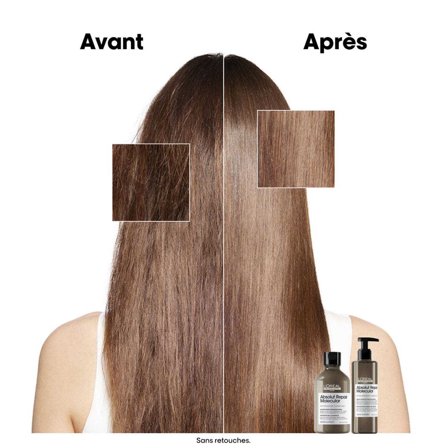 Absolut Repair Molecular - Coffret Shampooing 300 ml + Sérum à Rincer 250 ml