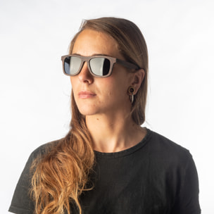 Gafas de sol OCEAN VENICE BEACH - De madera skate marrón con azul