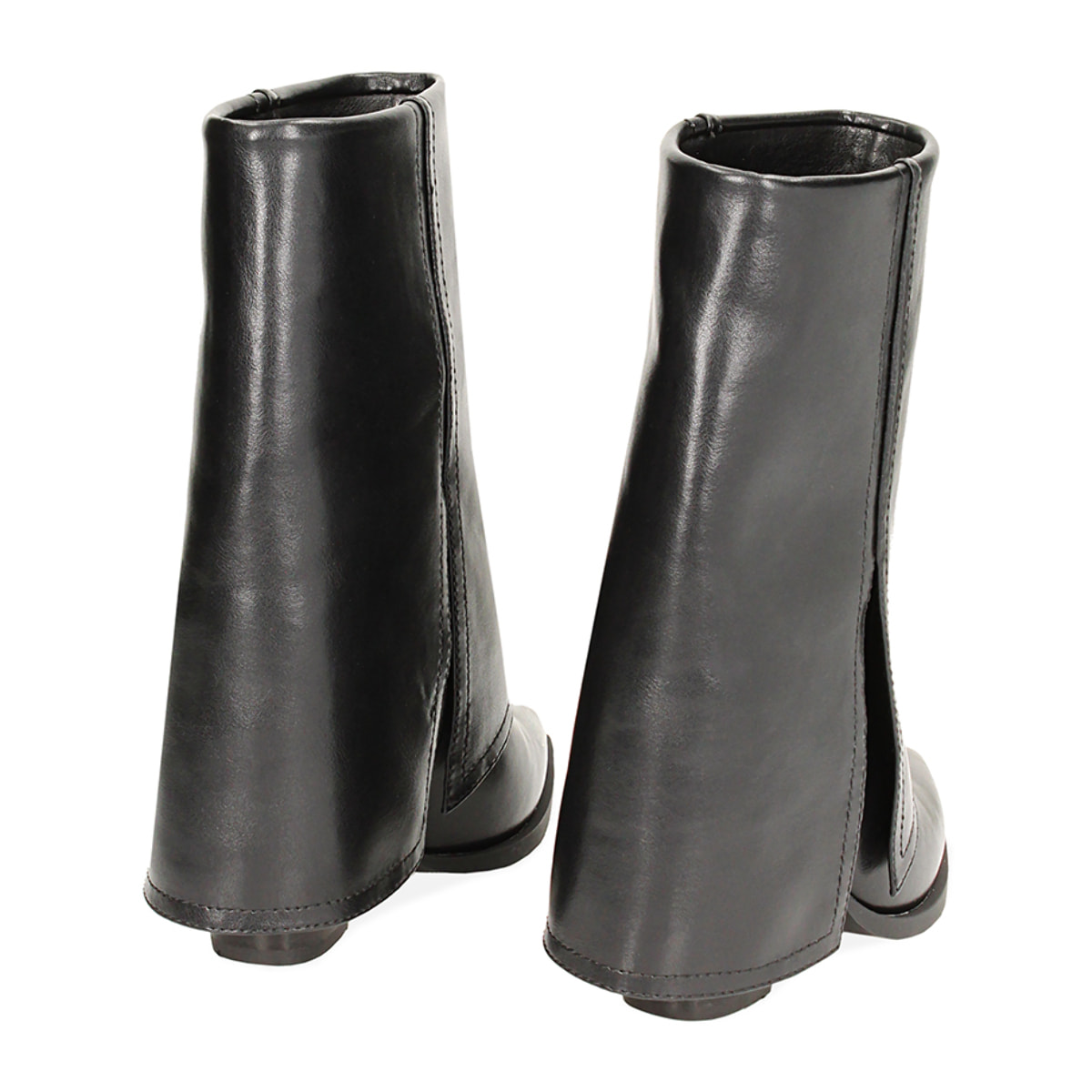 Tronchetti neri, tacco 9,5 cm