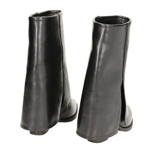 Tronchetti neri, tacco 9,5 cm