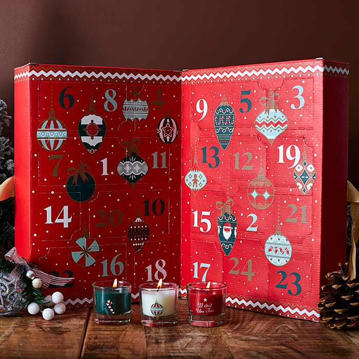 Calendrier De L'avent Bougie Parfumee X24