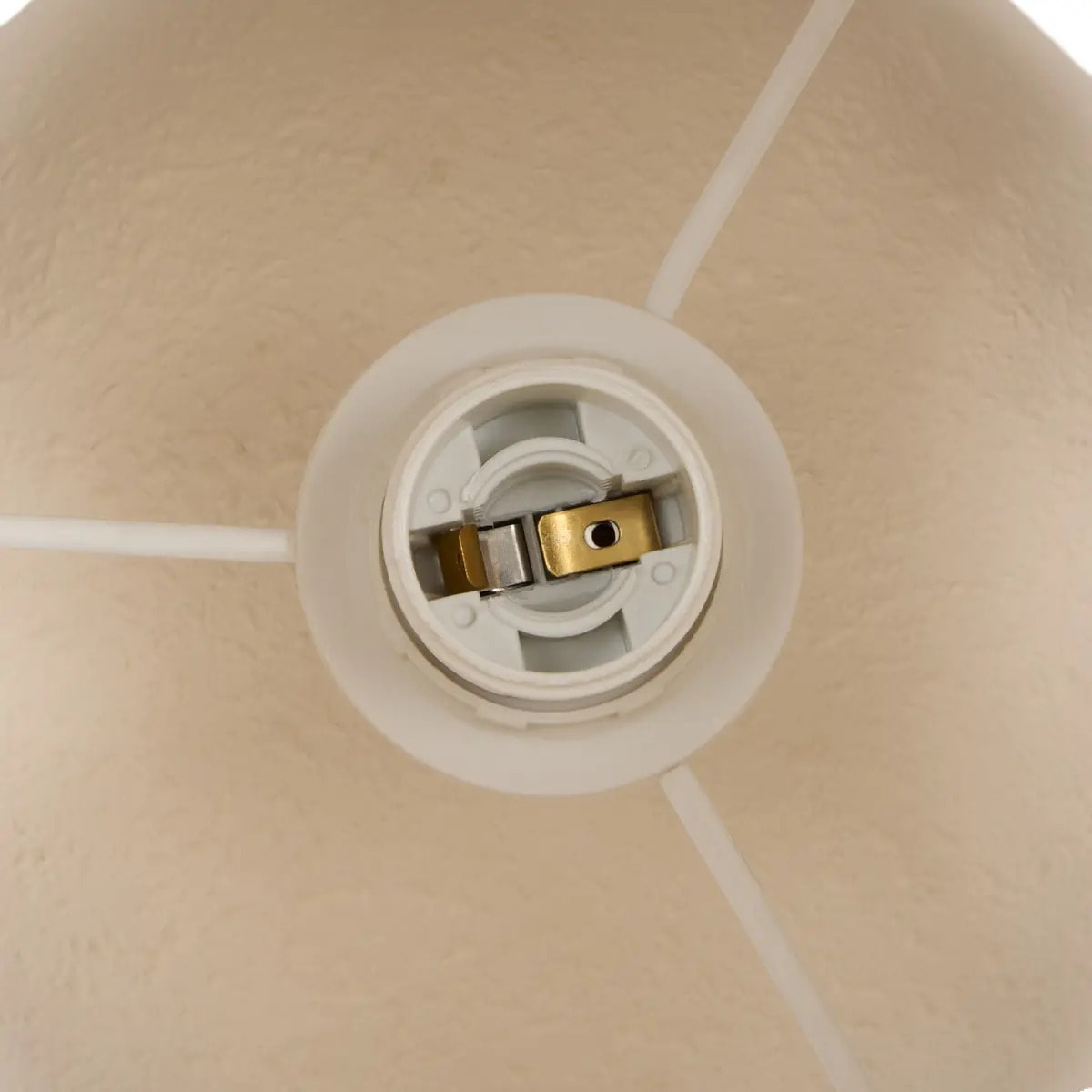 Lampe Obine cylindrique H.35,5cm beige