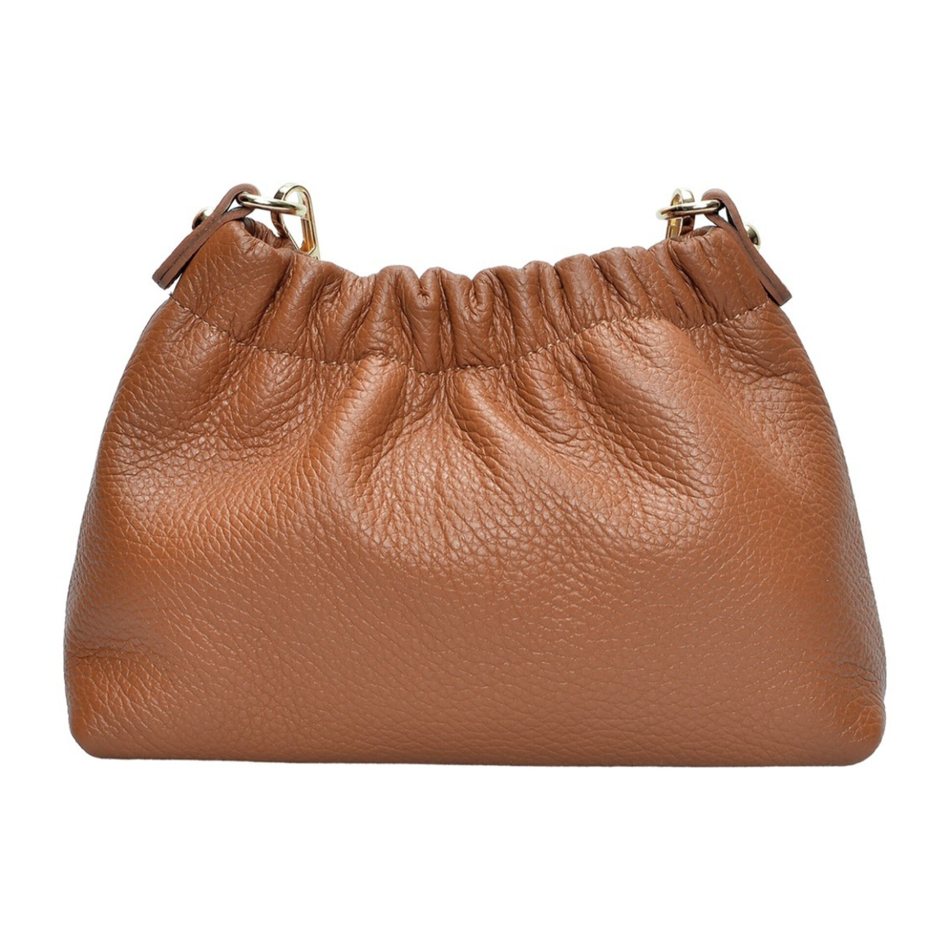 Borsa a spalla Anna Luchini Cammello