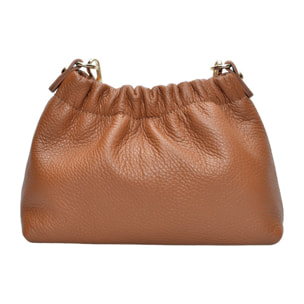 Borsa a spalla Anna Luchini Cammello